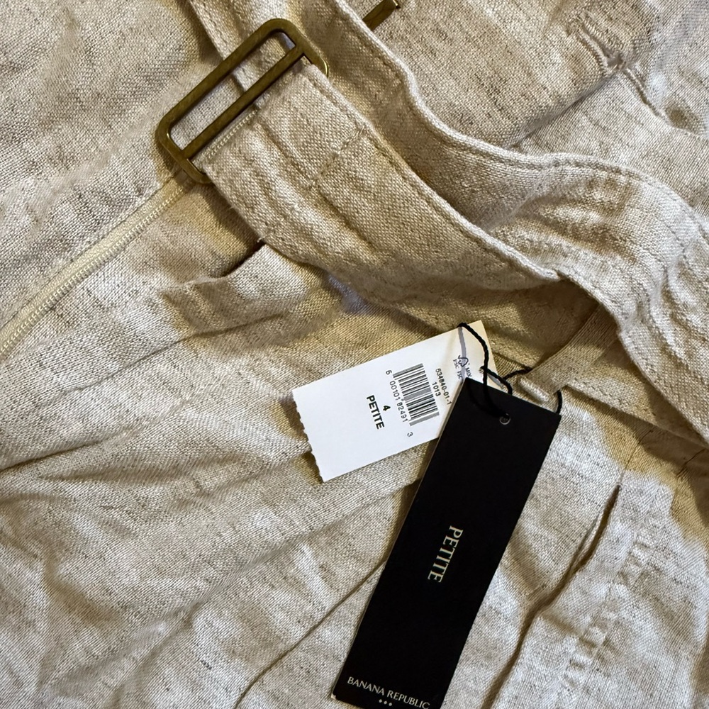 Banana Republic Petite Linen Trousers
